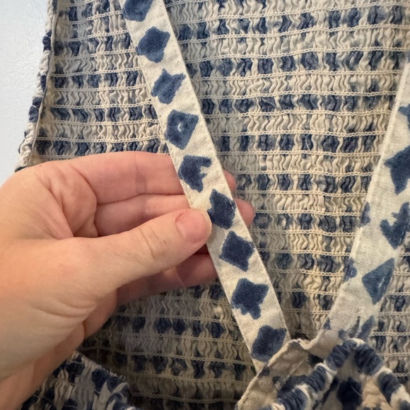 Madewell Halter Tiered Midi Dress in Shibori Print - Picture 7 of 11